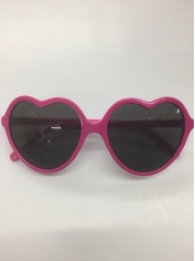 Pink Heart Glasses - Party Glasses Novelty Sunglasses 